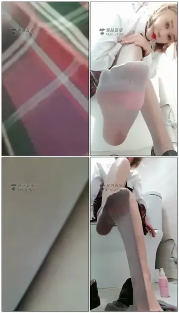 【白桃S】jk灰丝：被学姐抓进女厕所当厕所